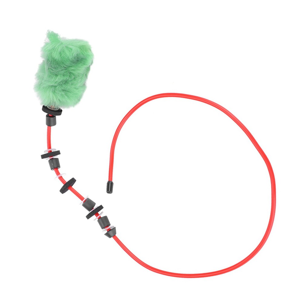 (green)Wool Paintball Barrel Pull Through Squeegee Rope Cleaning Rope BD