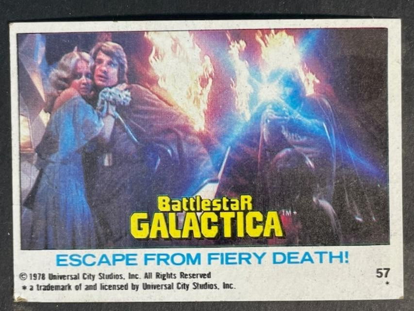 1978 Universal City Studios BATTLESTAR GALACTICA # 57 - EX