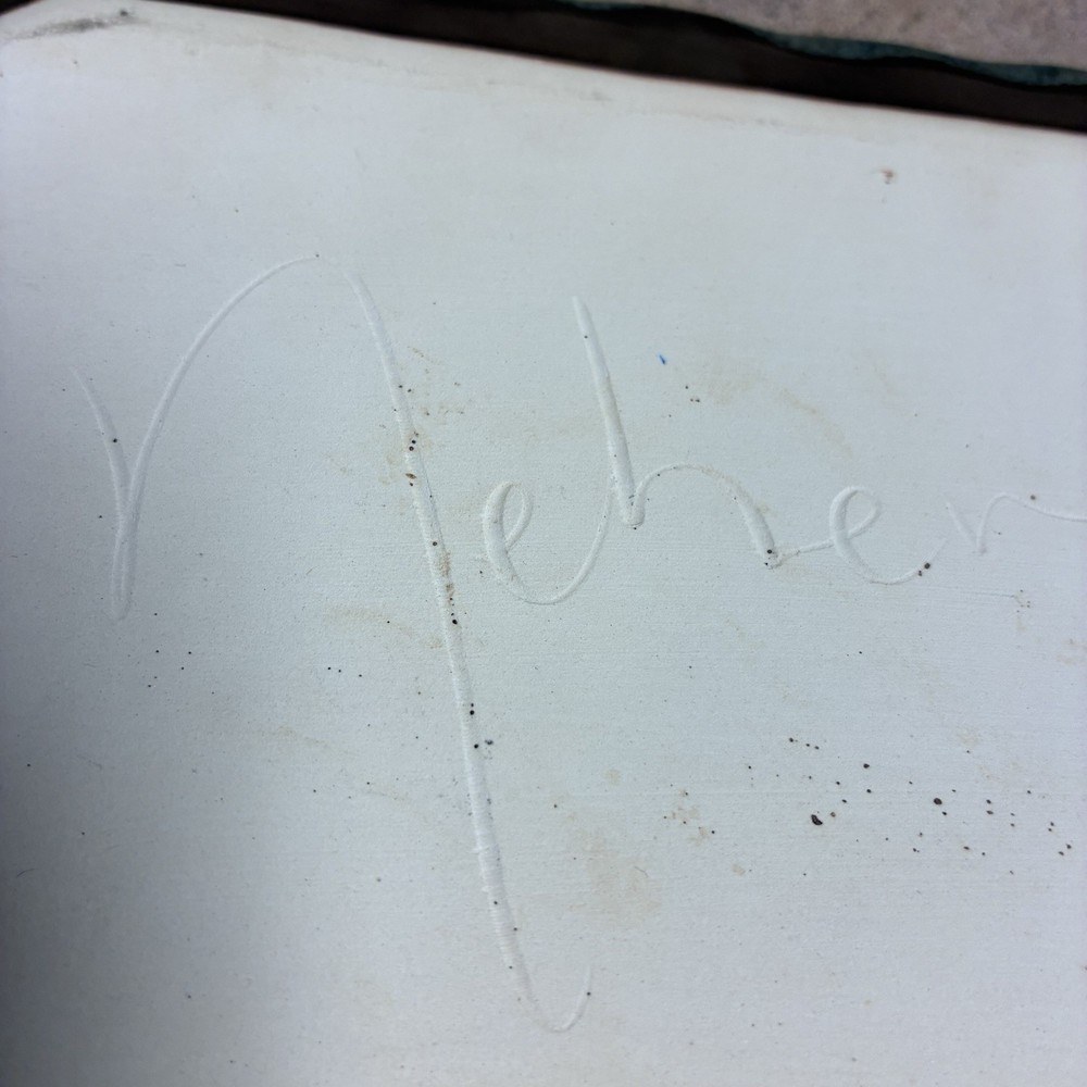 New Clay In Motion Handmade Ceramic Rectangular Tray Signed Never 2016