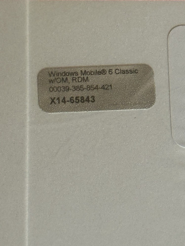 Microsoft Mobile 6 Classic Cd