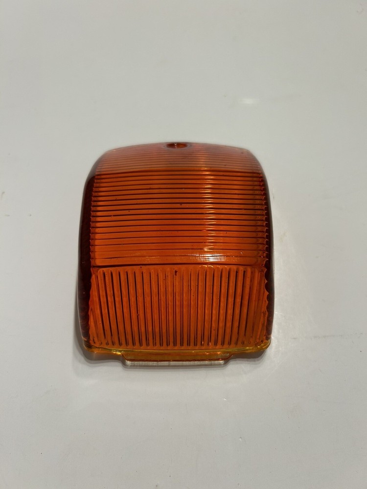 Rectangular Amber Glass Cab Light Lens 81317