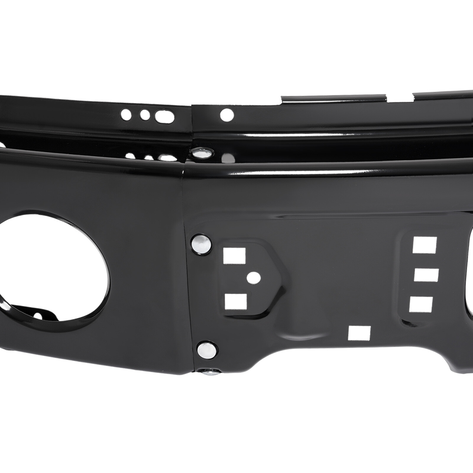 Front Black Steel Bumper Face Bar For Ford F150 2009-2014 w/ Fog Light US NEW