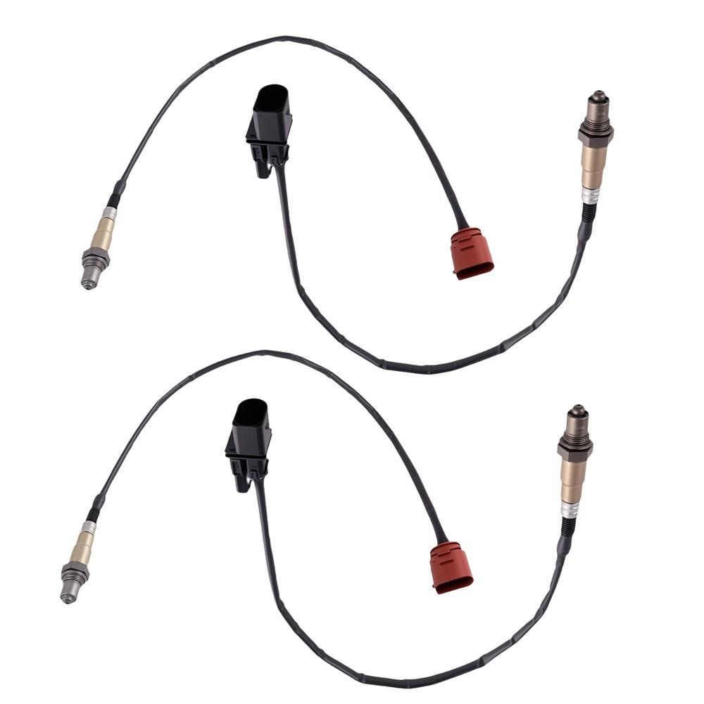 4pcs Oxygen O2 Sensor Upstream Downstream For Porsche Cayenne Base 3.2L 2004-06