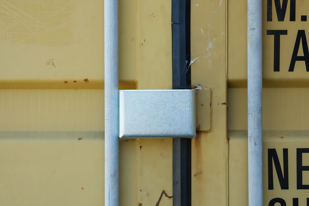 (2 Pack) Weld-on Shipping Cargo Container High Security Lock Box