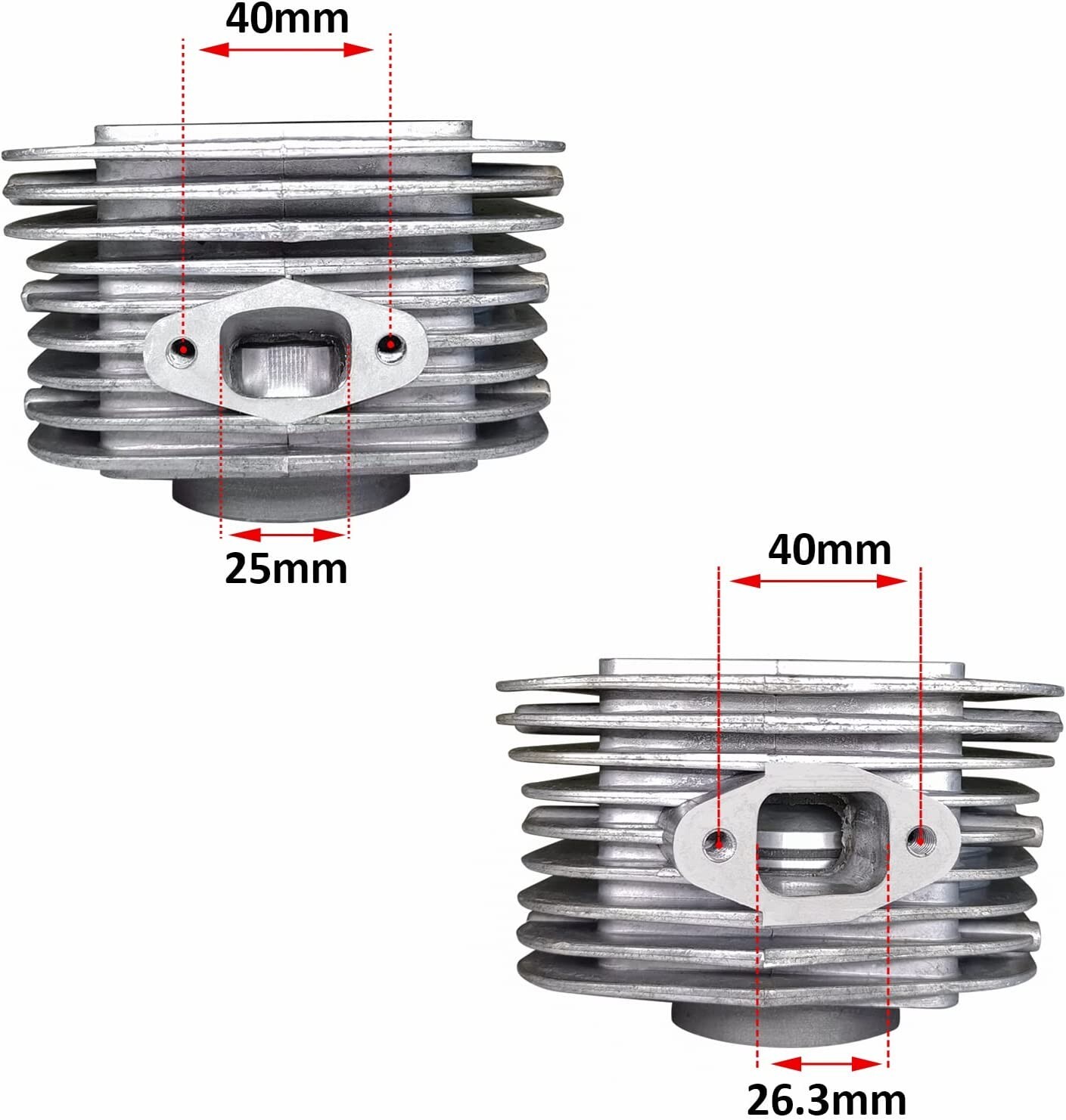 CDHPOWER CDH110cc Motor Iron Sleeve Cylinder Set 52MM-2 Stroke Motorized Bicycle