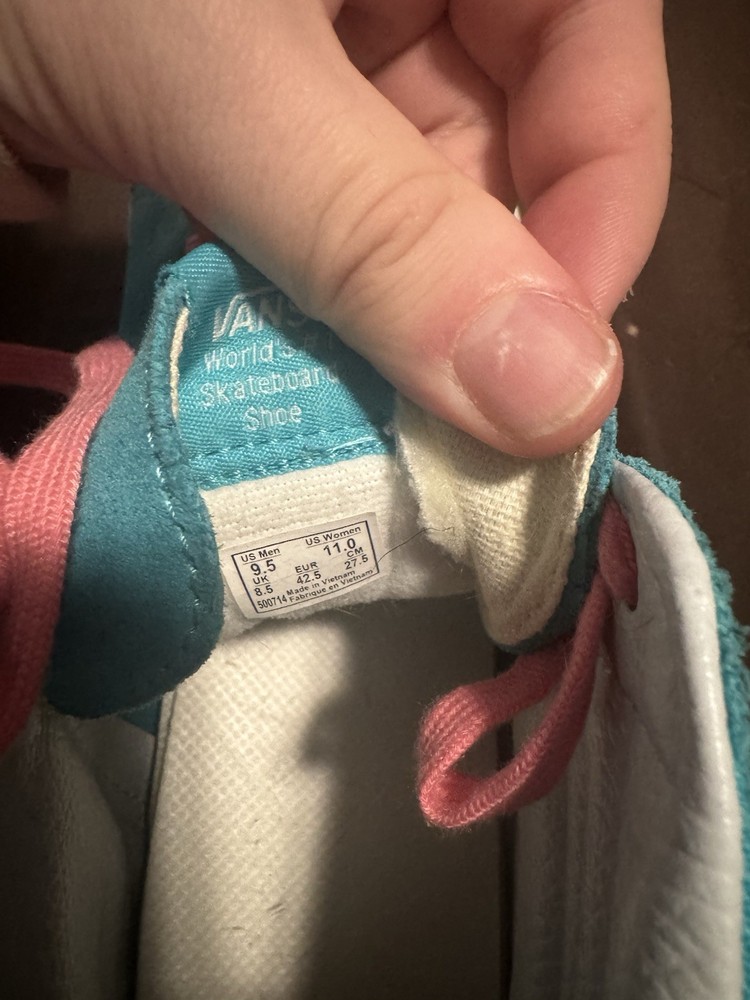 Odd future high top vans 9.5 size