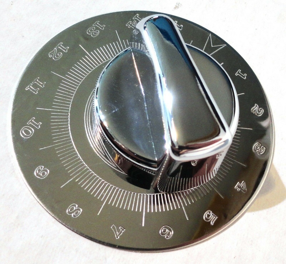 Kenworth Engine Timer Shutdown Switch Kit Stainless Plate Plastic Knob GG#68285