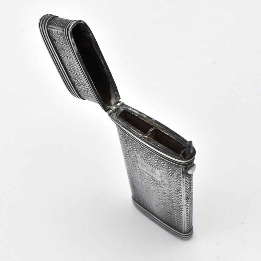 Antique Victorian Solid Silver Fleam Case Bloodletting Tools 1865