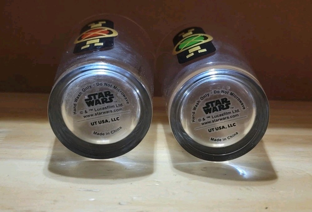 Two Star Wars Vintage Glass