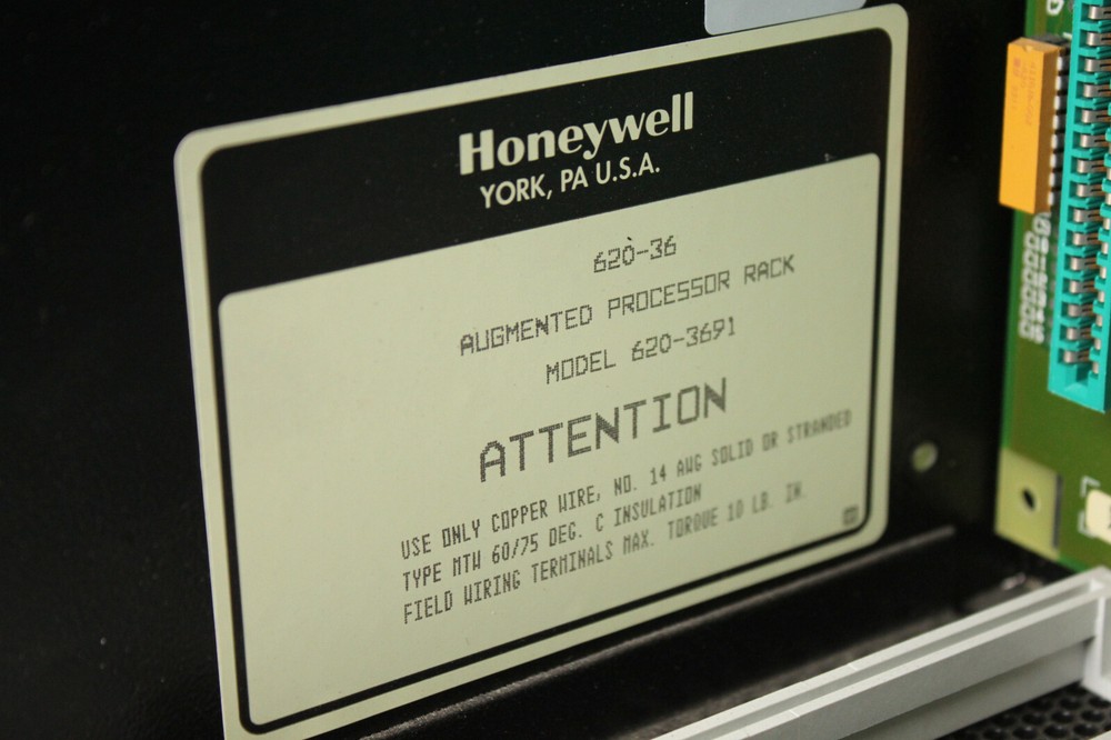 HONEYWELL PLC 620-3691 AUGMENTED PROCESSOR RACK CHASSIS