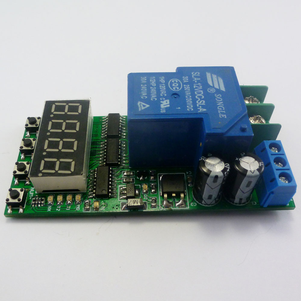DC 12V 30A High Power Multifunction Cycle Timer Delay Relay PLC Module 0.1s-270h
