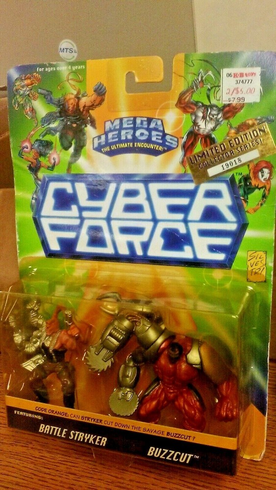 MEGA HEROES CYBER FORCE CODE ORANGE #19018 LIMITED EDITION SET NEW IN PACKAGE