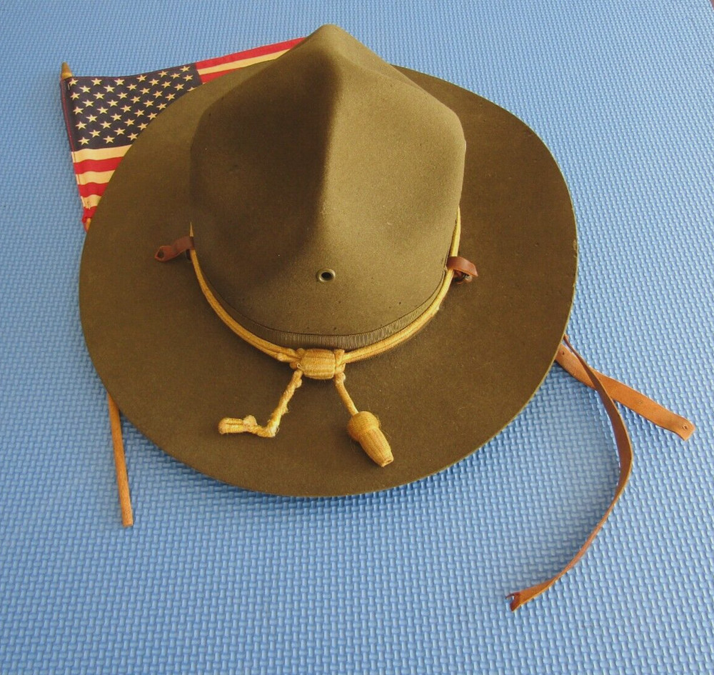 Early WW II U.S. Cavalry Campaign Hat !