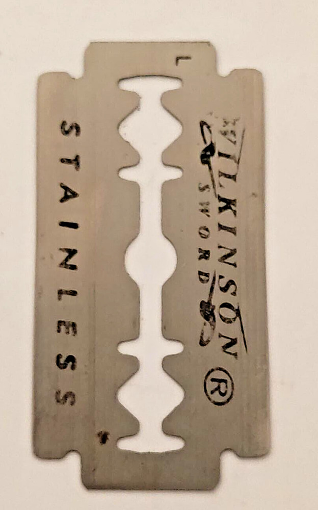 OLD RAZOR DOUBLE EDGE BLADE SHARPENER ROLLFIX GERMAN, REPAIRED WORKING