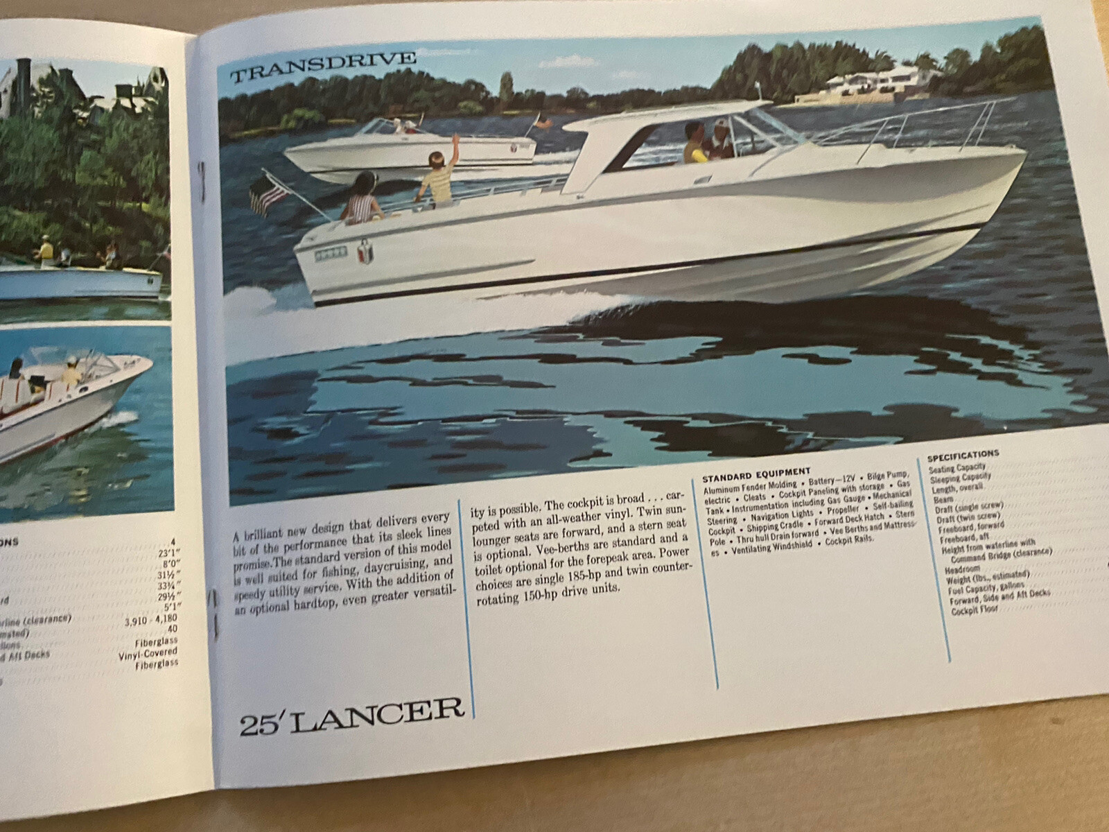 Chris Craft 1969 Sport Performance Boat Brochure / Catalog (Lancer / XK)