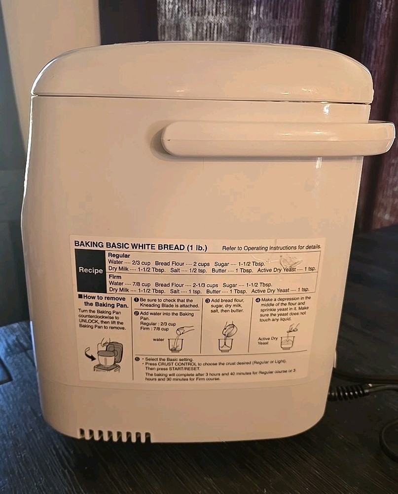 Zojirushi BB-HAC10 1-Pound-Loaf Programmable Mini Breadmaker Tested 1 Lb.