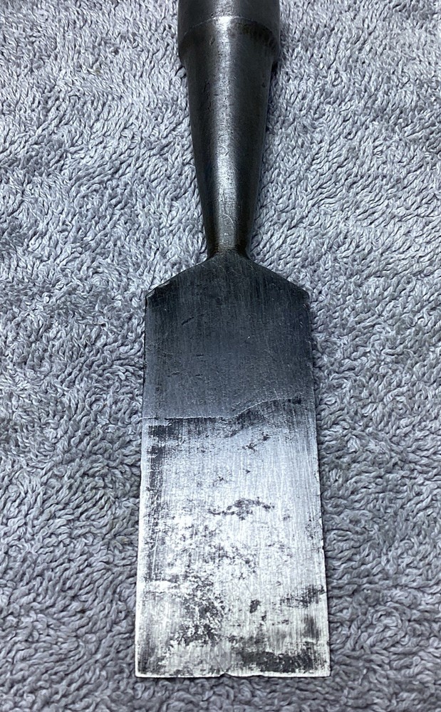 VTG. E.C.SIMMONS KEEN KUTTER 1-1/4” BEVELED EDGE SOCKET CHISEL