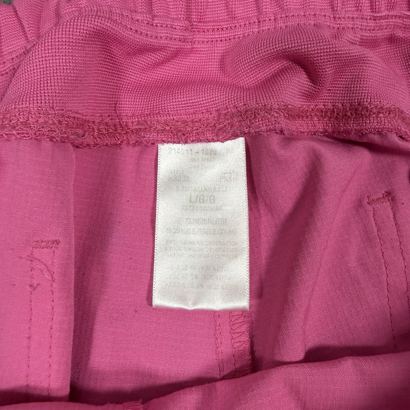 Heart Soul Scrubs Pants Women's Size Large Petite (Actual Fits W34xL29) Hot Pink