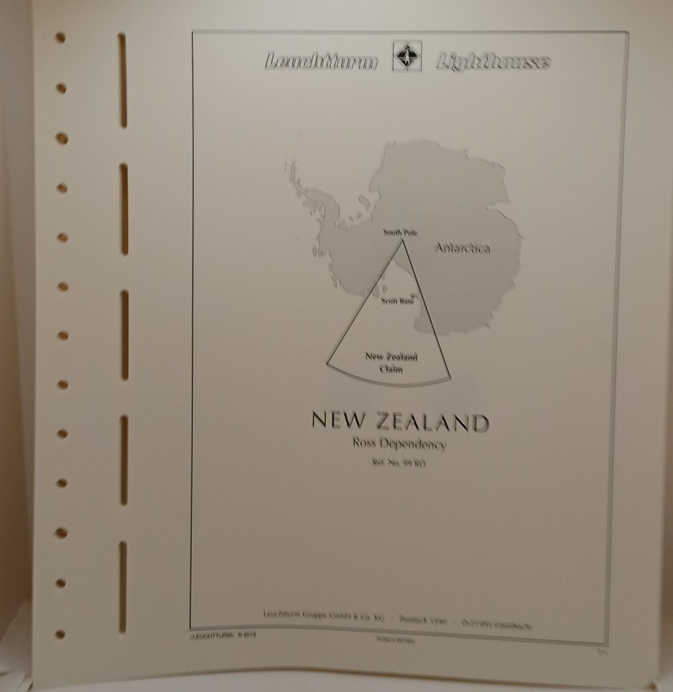 New Zealand Ross Dependency 1908-2012 Lighthouse/Leuchtturm Hingless Supplement