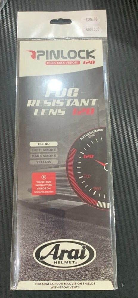 Arai SAi Type Max Vision Pinlock Inserts