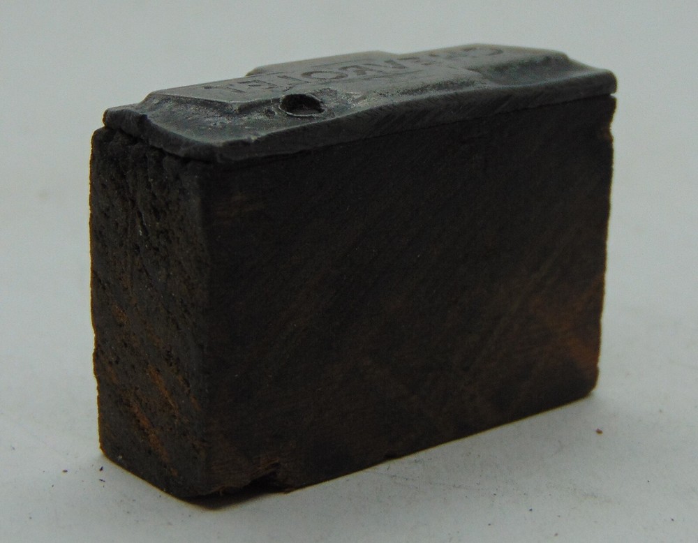 Printing Letterpress Printer Block Chevy Logo