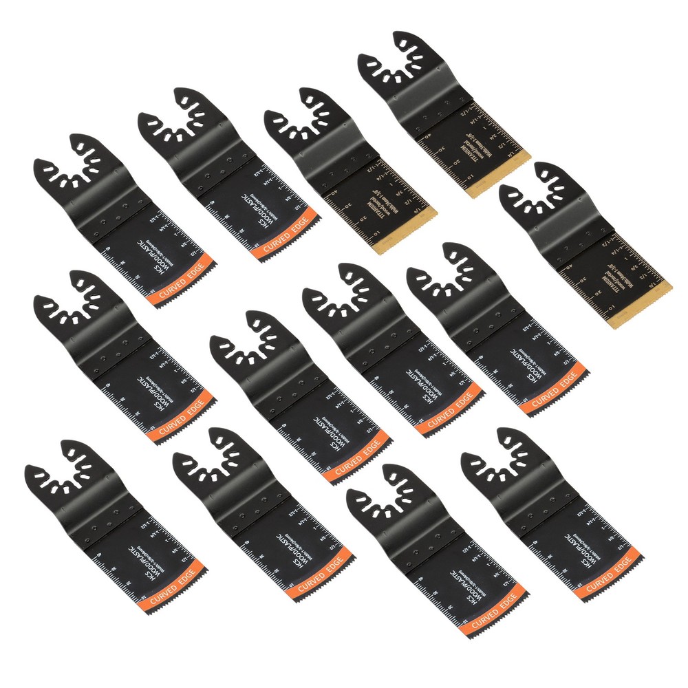 New Multitool Blades 35PCS Titanium Oscillating Tool Quick Saw Blades