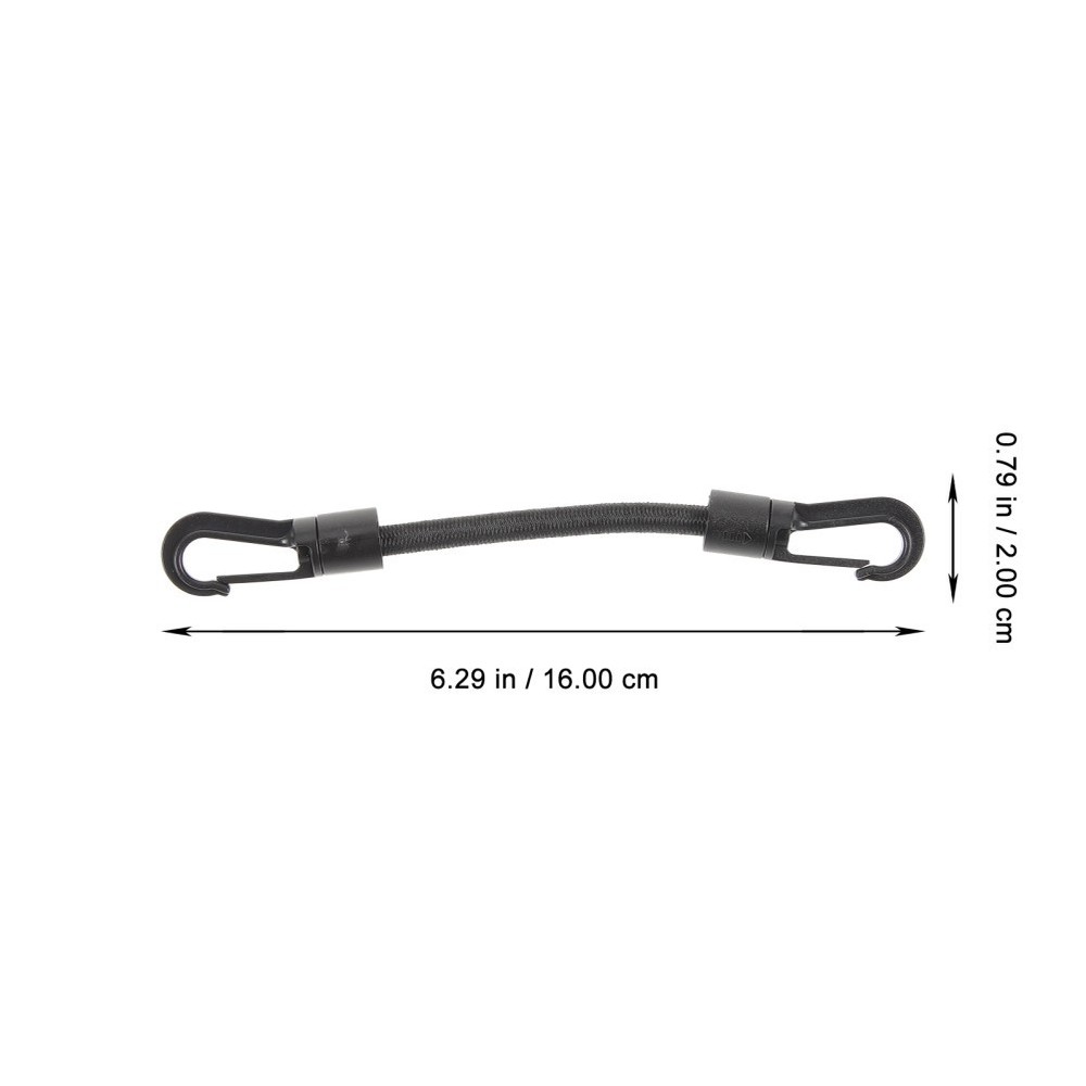 5pcs Small Bungee Straps Elastic Shock Cords with Hooks for Secure Tying