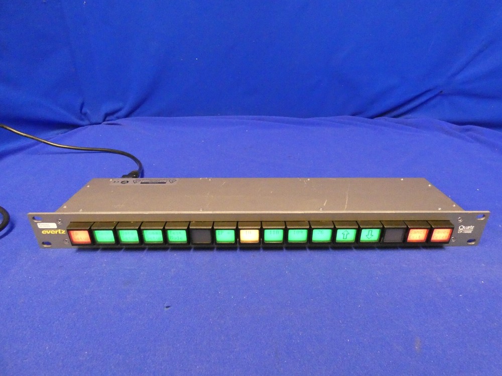 Evertz CP-1000E Quartz Router Control Panel