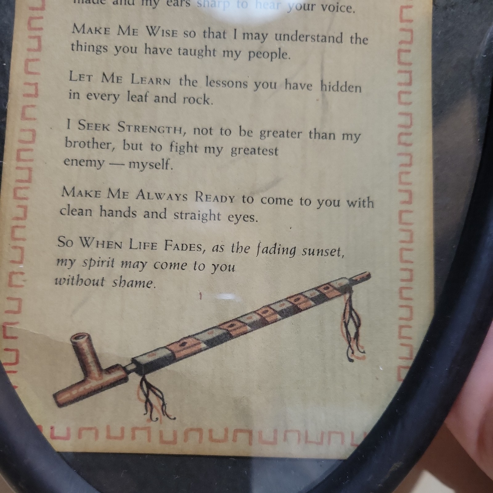 Early Red Cloud Indian School Pine Ridge South Dakota “Indian Prayer"