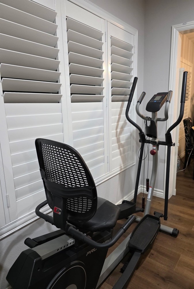 ProForm Hybrid Trainer Elliptical Recumbent Machine Bluetooth Adjustable Pedals