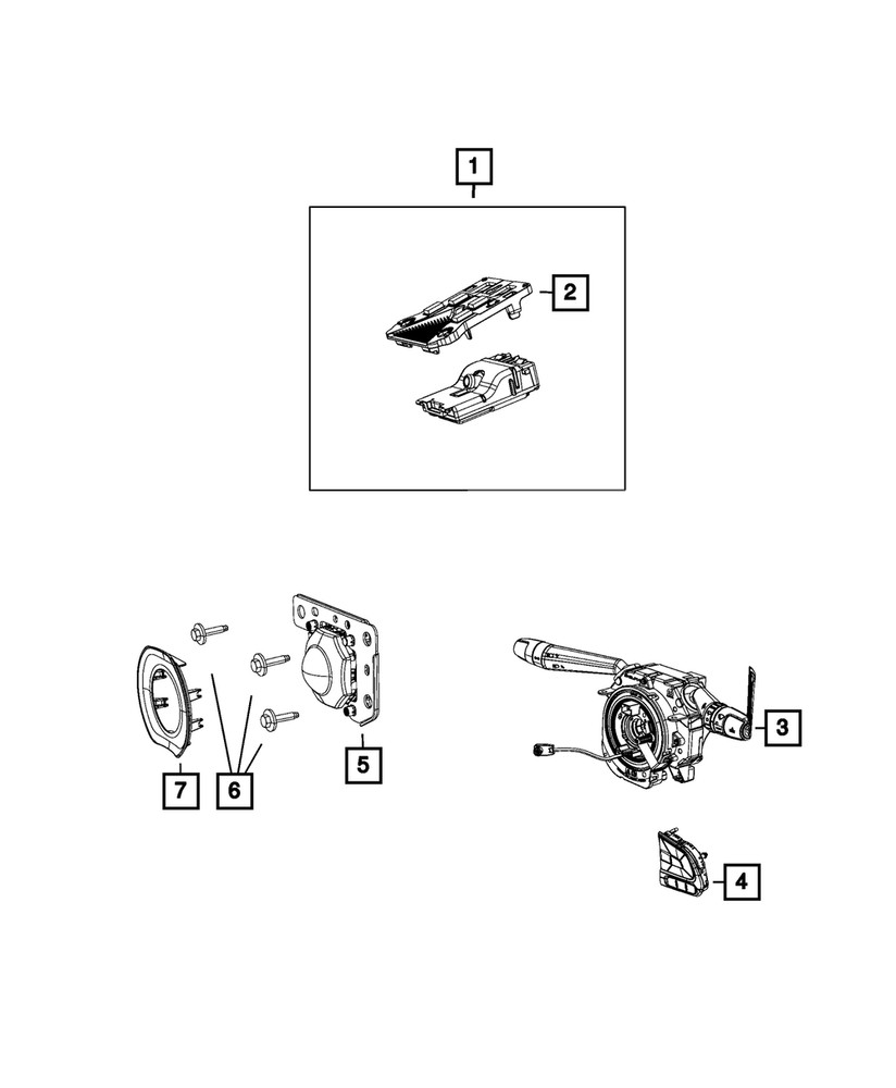 Genuine Mopar Adaptive Speed Control Module Sensor And Bracket 68248539AH