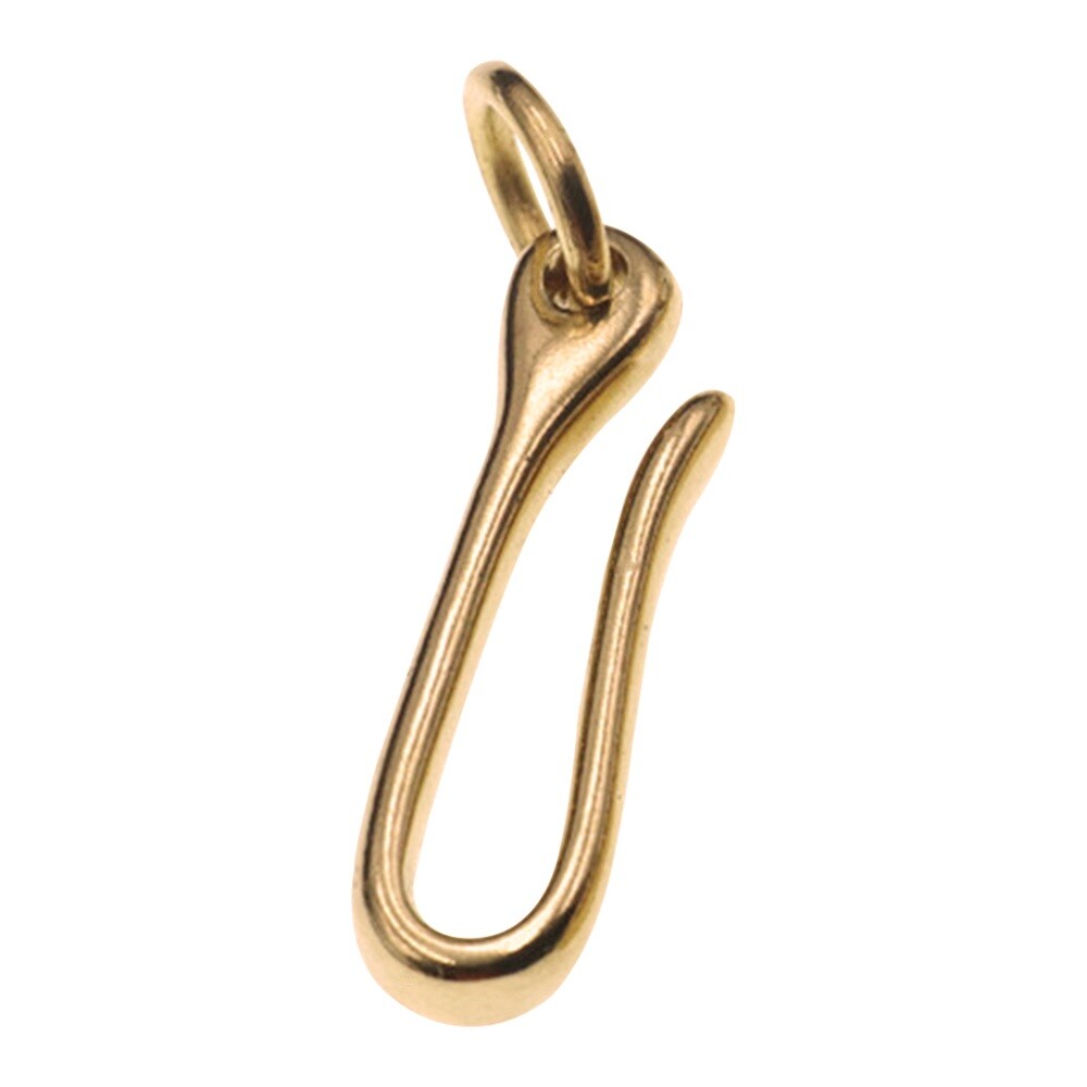 3 Size U Shape Hook Self-contained Brass Ring Hanger Wallet Chain Accessories