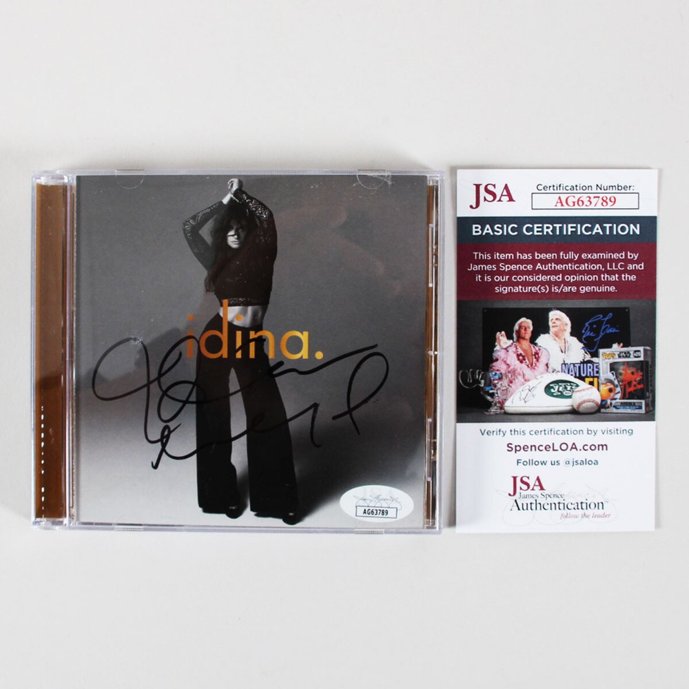 Idina Menzel Signed CD - COA JSA