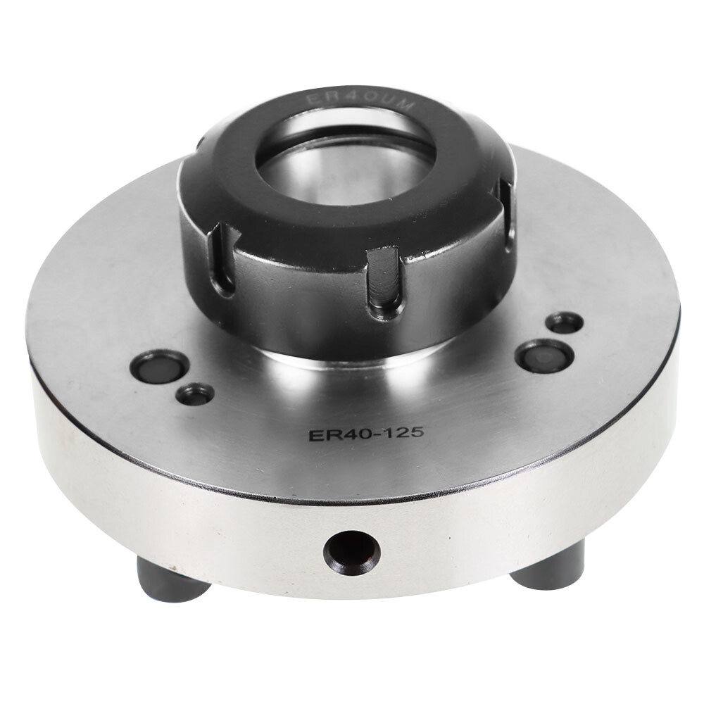 Collet Chuck ER40 125mm Diameter Compact Lathe Tool Stud 5/8" For Milling Lathe