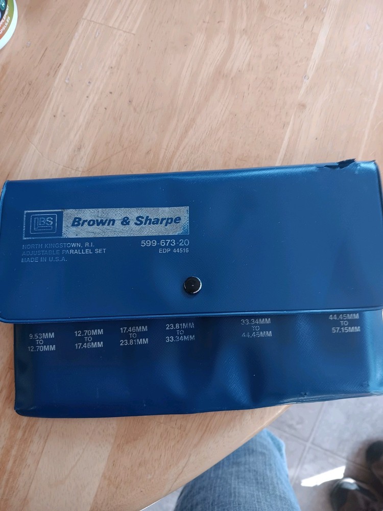 Brown &Sharp Adjustable PARALLEL 599-673-20 EDP 44516
