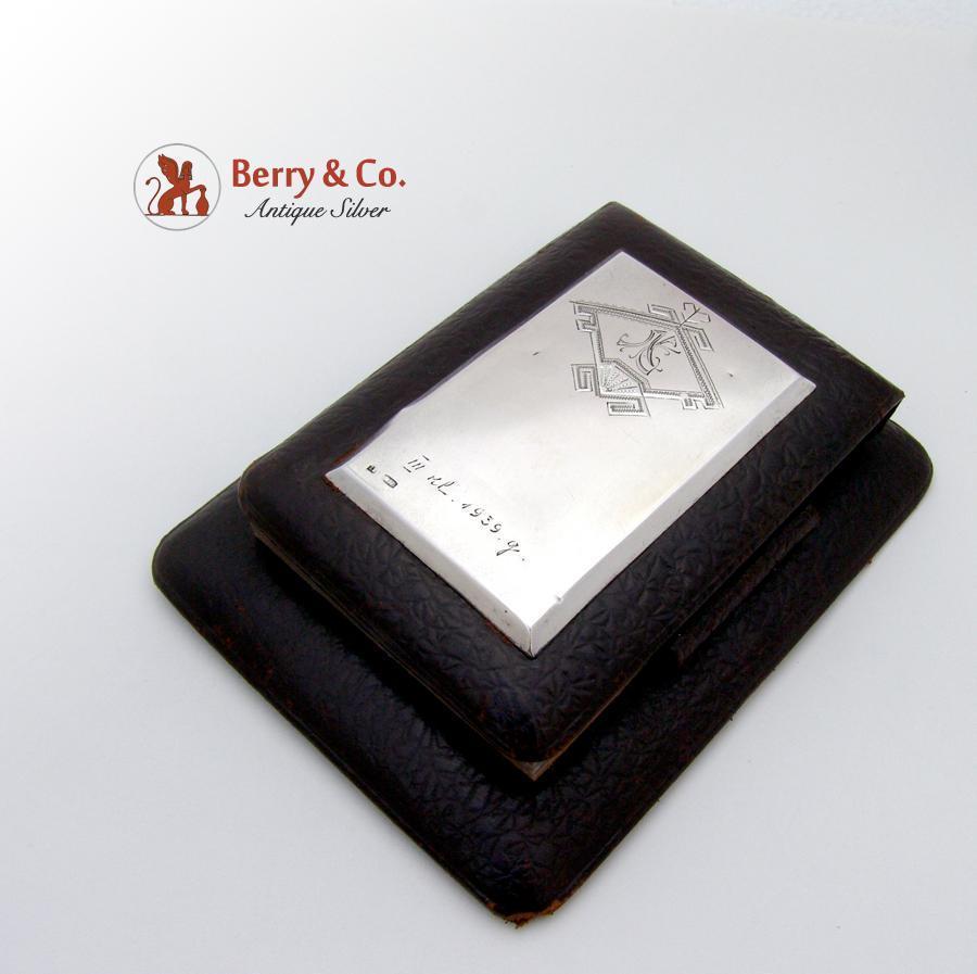 Soviet Russian Desk Note Pad 875 Standard Silver 1939