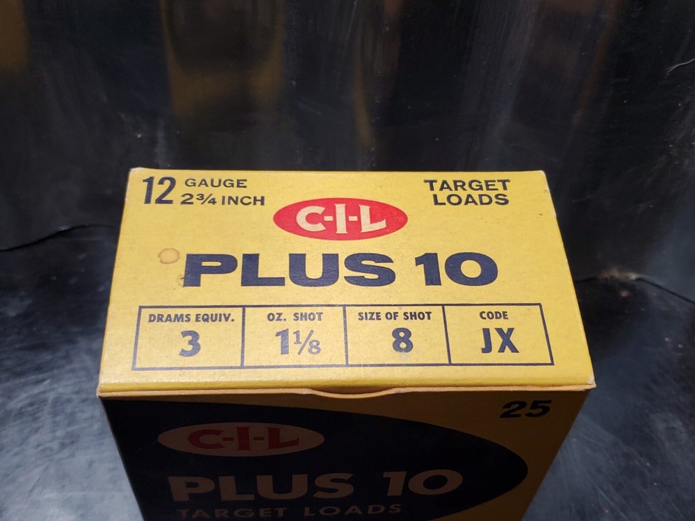 Wards C-I-L Plus 10 Target Loads 12 GA Shotgun Shells Empty Box