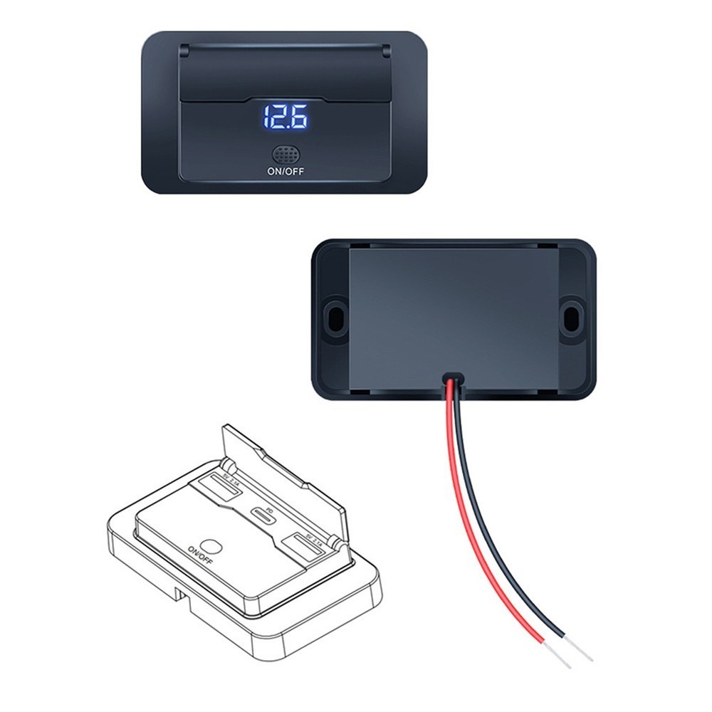Reliable Car USB Charger Adapter with Integrated Power Switch Functionality