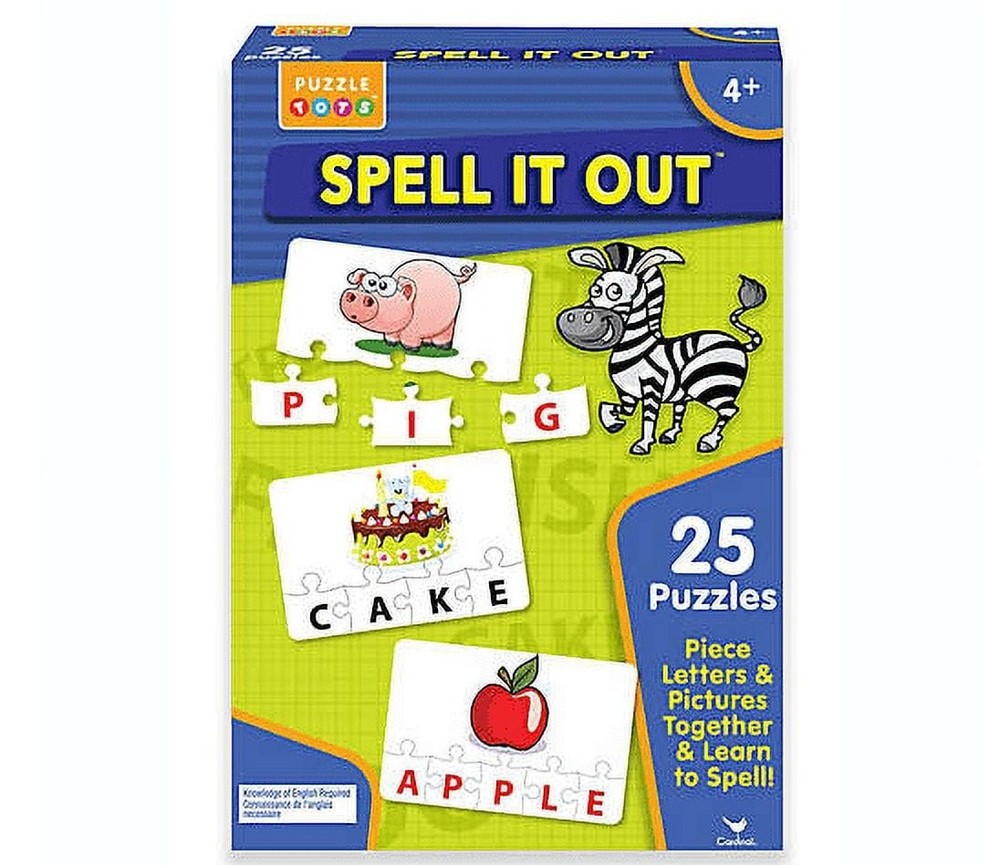 Cardinal Match And Learn 72pc Pallet Spelling