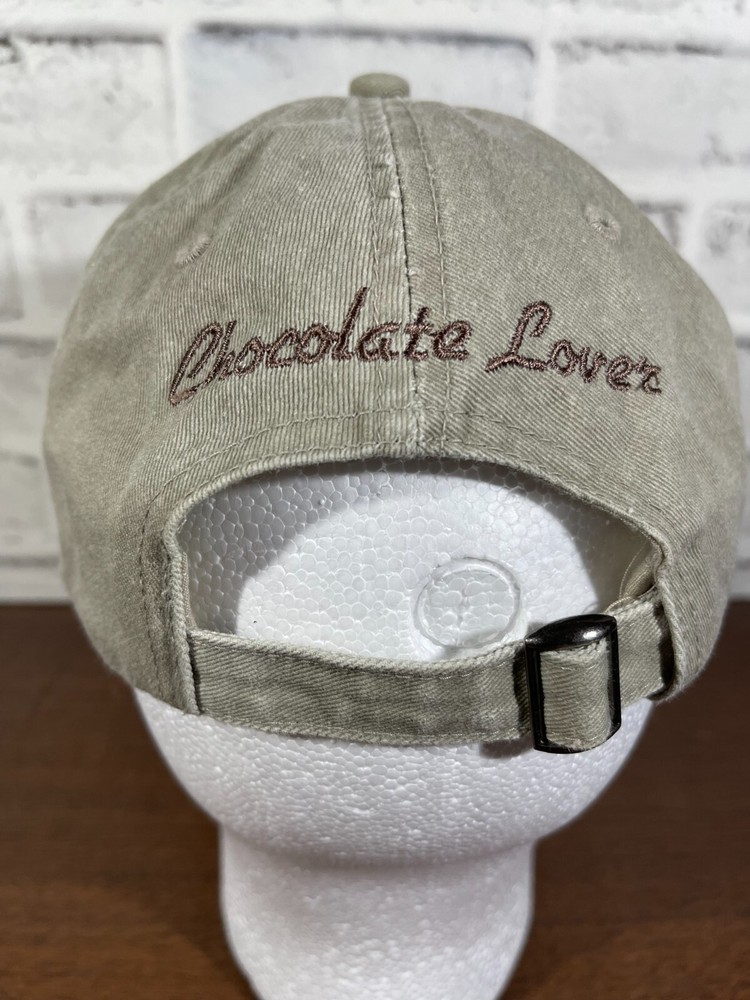 Hershey’s Chocolate Lover Distressed Tan Adjustable Baseball Cap
