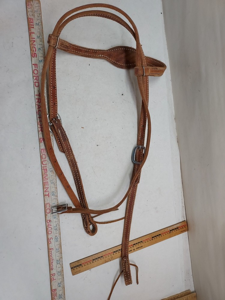 Double Leather Stitched Headstall - 1021252