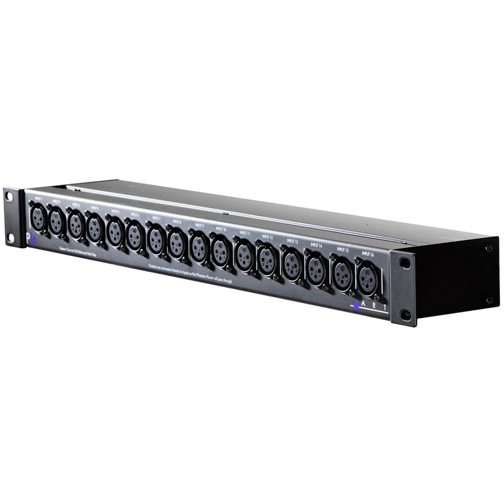 P16 XLR Balanced Patchbay