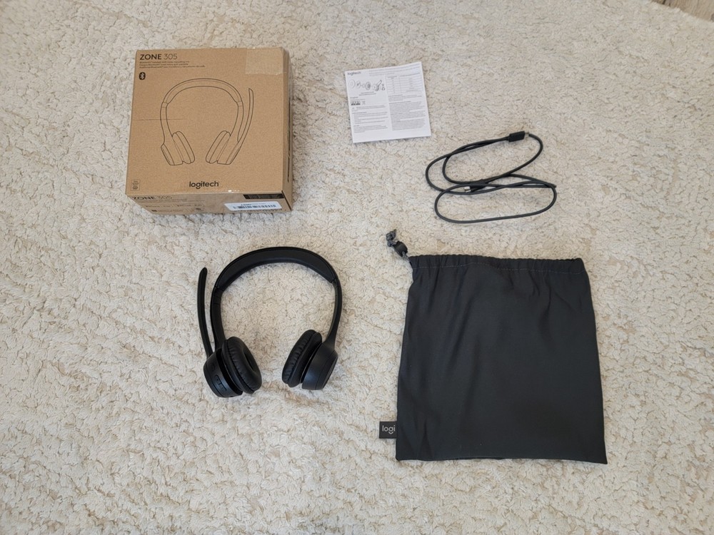 Logitech Zone 305 Business Wireless Bluetooth Headset for Microsoft Teams PC MAC