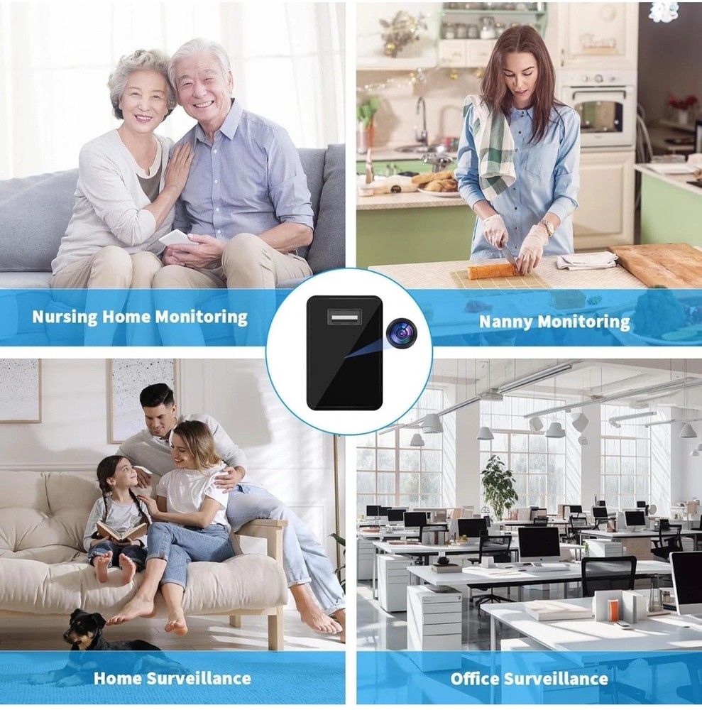 Cámara con cargador USB