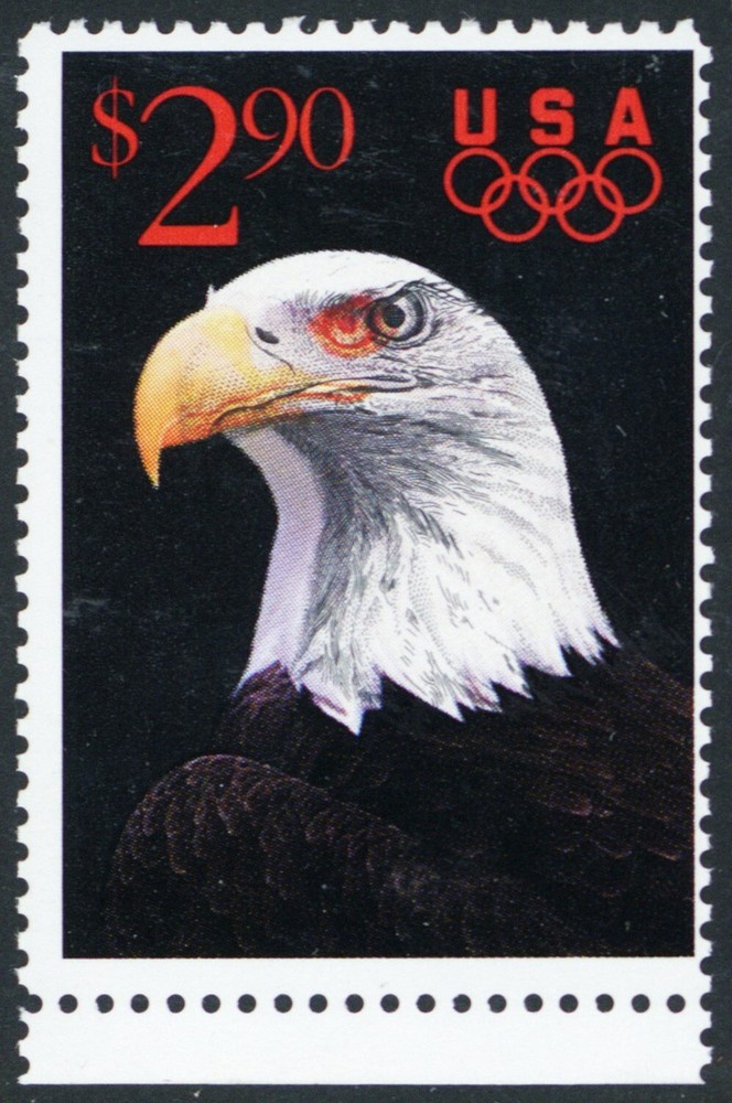 2540, Mint NH $2.90 - Massive Color Shift Error - Double Eyes - Stuart Katz