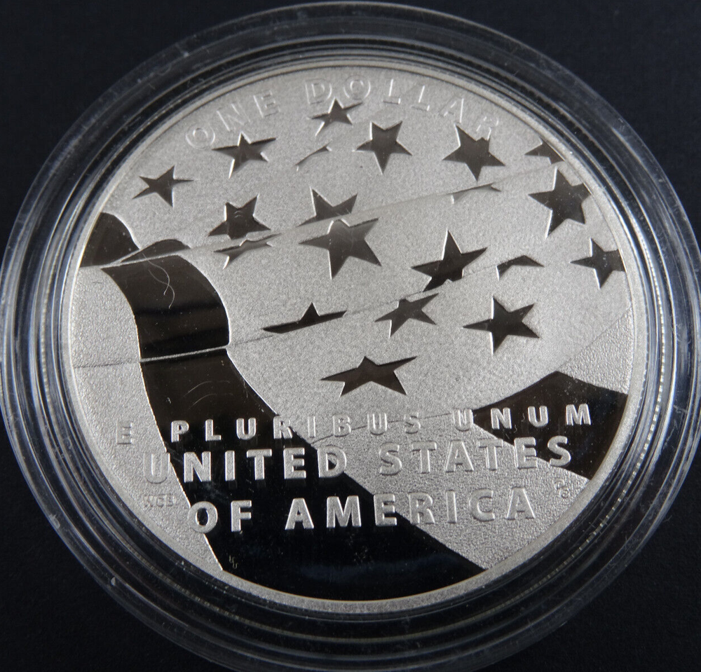 2012-P Star Spangled Banner Proof Silver Dollar US Mint Commemorative $1 Capsule