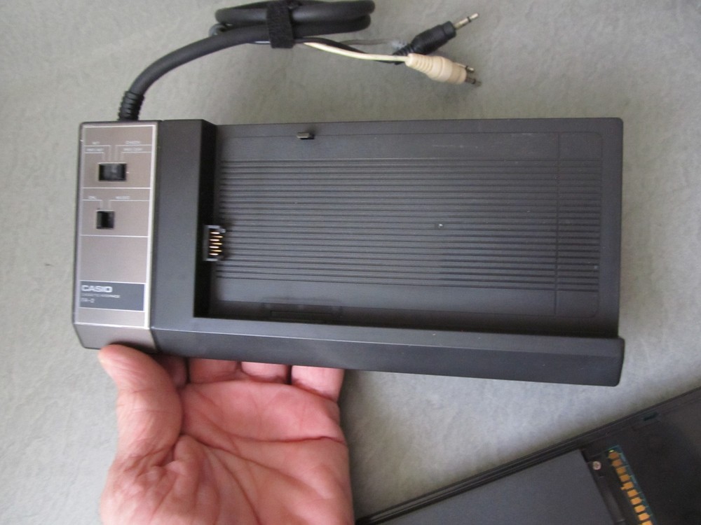 2x Casio FX-702P Programmable Calculator w/FA-2 Cassette Interface & FP-10 Print