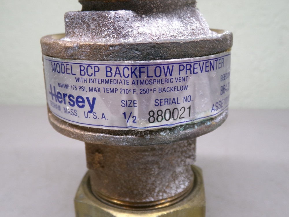 HERSEY BCP BACKFLOW PREVENTER 1/2"