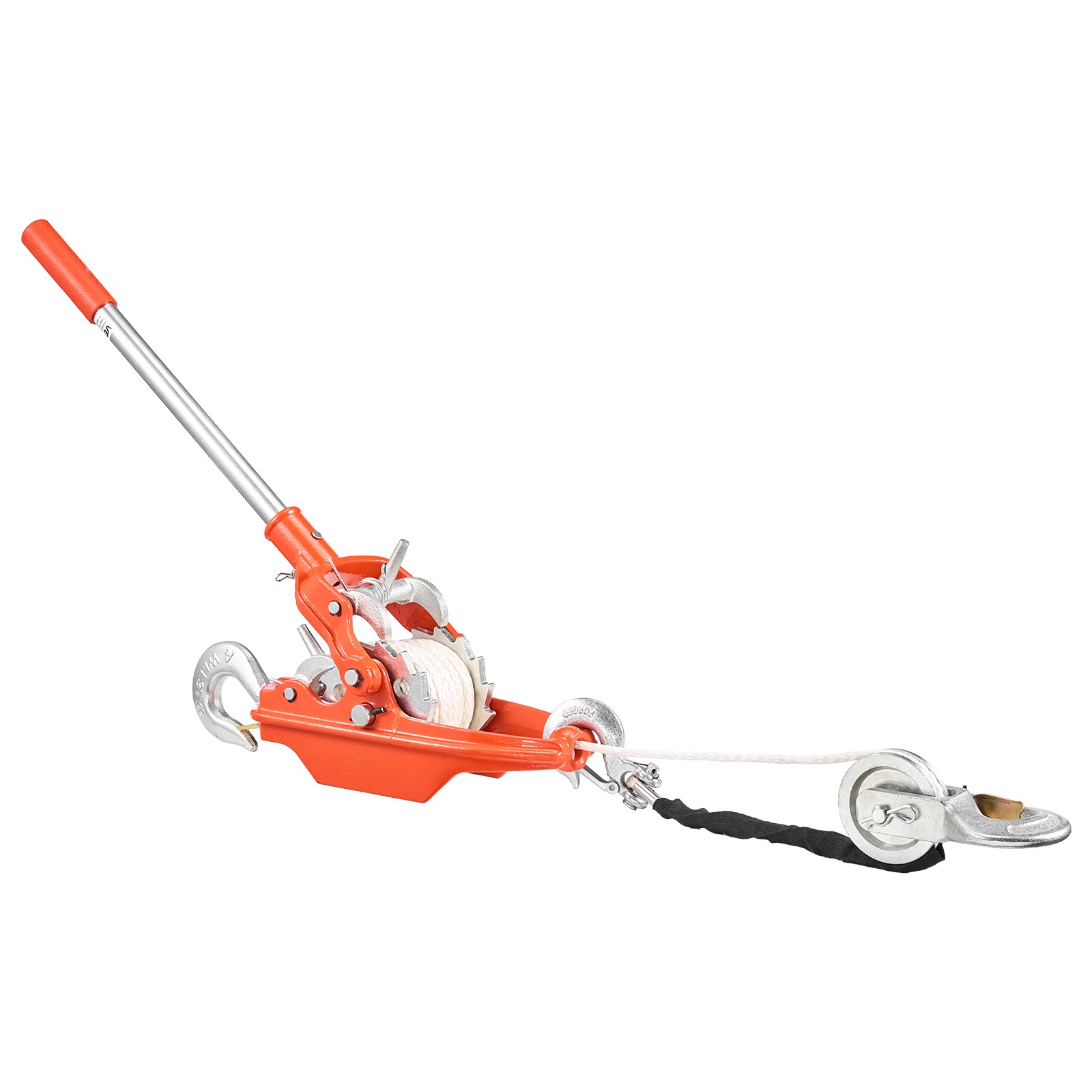 VEVOR Rope Puller 6614 lbs Capacity Come Along Winch 35 ft of 0.3 in Dia Rope