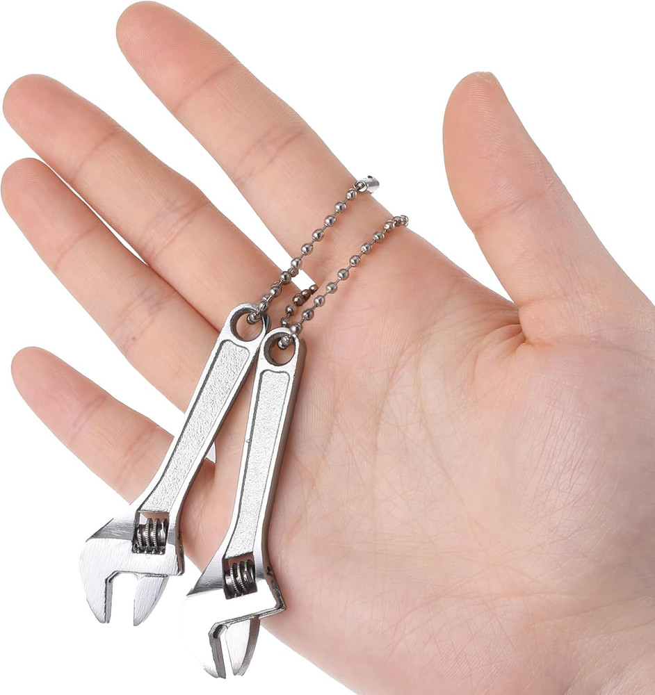 3 Pcs 2.5'' Adjustable Spanner Mini Nut Wrench, Tiny Wrench Small CrescentWre...